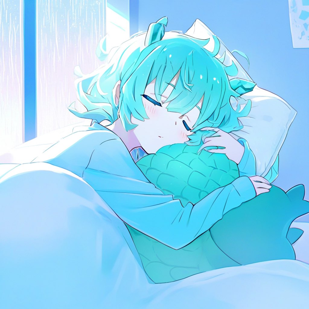Kuroria_AI's tweet photo. ……すぅ……

#AIart #オリジナルキャラ #シオン #睡眠 #夜 #雨の日 #日常 https://t.co/CwideC1G7X
