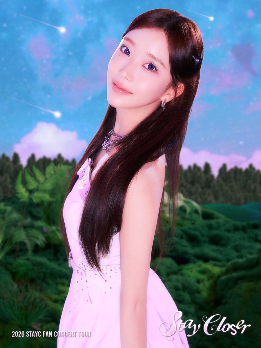 STAYC_official's tweet photo. 2026 STAYC FAN CONCERT TOUR
[STAY CLOSER]

Individual Poster
#Sumin #수민

📍 in SEOUL
· 일시 : 260822(토) 6PM / 260823(일) 5PM
· 장소 : BLUESQUARE 우리WON뱅킹홀

https://t.co/DZyo80j0Rc

#STAYC #스테이씨
#STAY_CLOSER #2026_STAYC_FANCON_TOUR https://t.co/YSOUiMRTYs