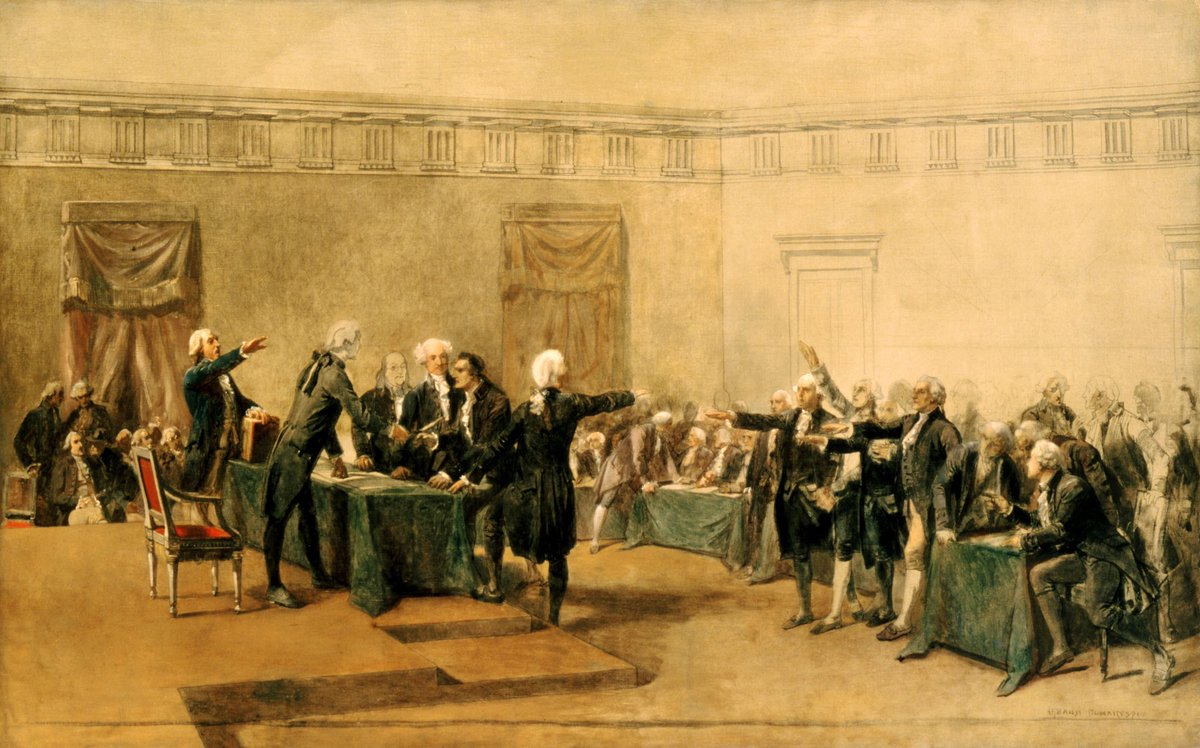 250YearsAgoLive's tweet photo. The New Jersey delegation to Continental Congress arrives in Philadelphia to commence voting on an independence document. https://t.co/qeuwernRej