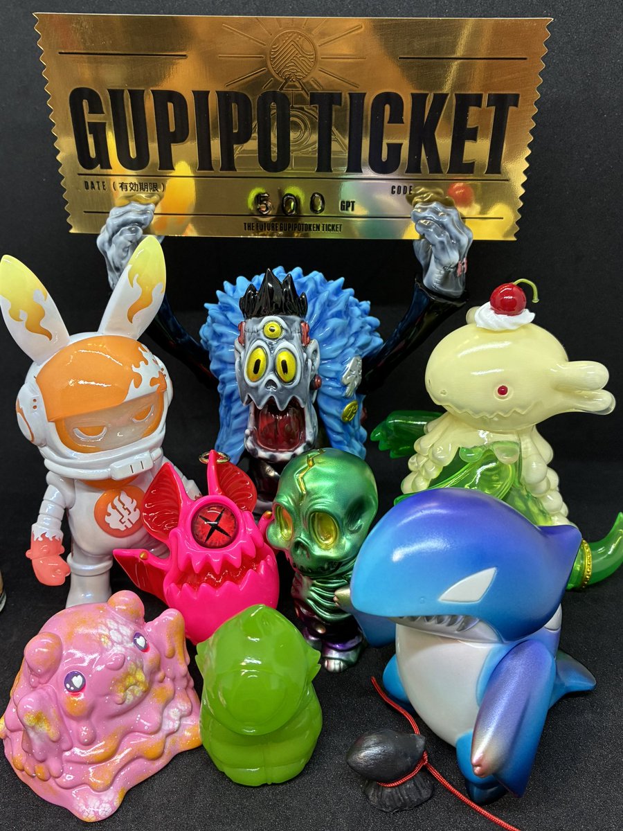 スーパーソフビサミットでお迎えした子たち✨ 初遠征でしたが、気に