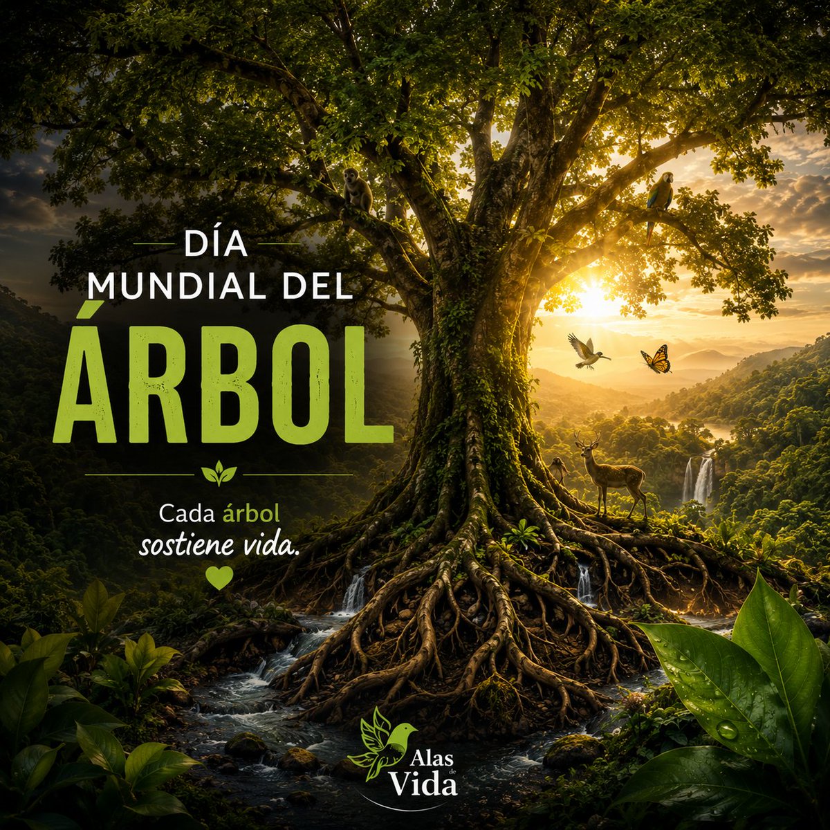 nat_morem's tweet photo. 🌳 DÍA MUNDIAL DEL ÁRBOL
Cada árbol purifica el aire, protege el agua, da hogar a miles de especies y ayuda a regular el clima.
🌿 Cuidar un árbol es cuidar la vida.
#AlasDeVida #DíaMundialDelÁrbol #Naturaleza https://t.co/jzqmryiVdh