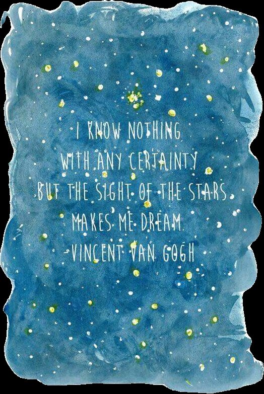 ChevroletHeart's tweet photo. "I know nothing with any certainty but the sight of the stars makes me dream." #VincentVanGogh https://t.co/MdWXMP2hPm