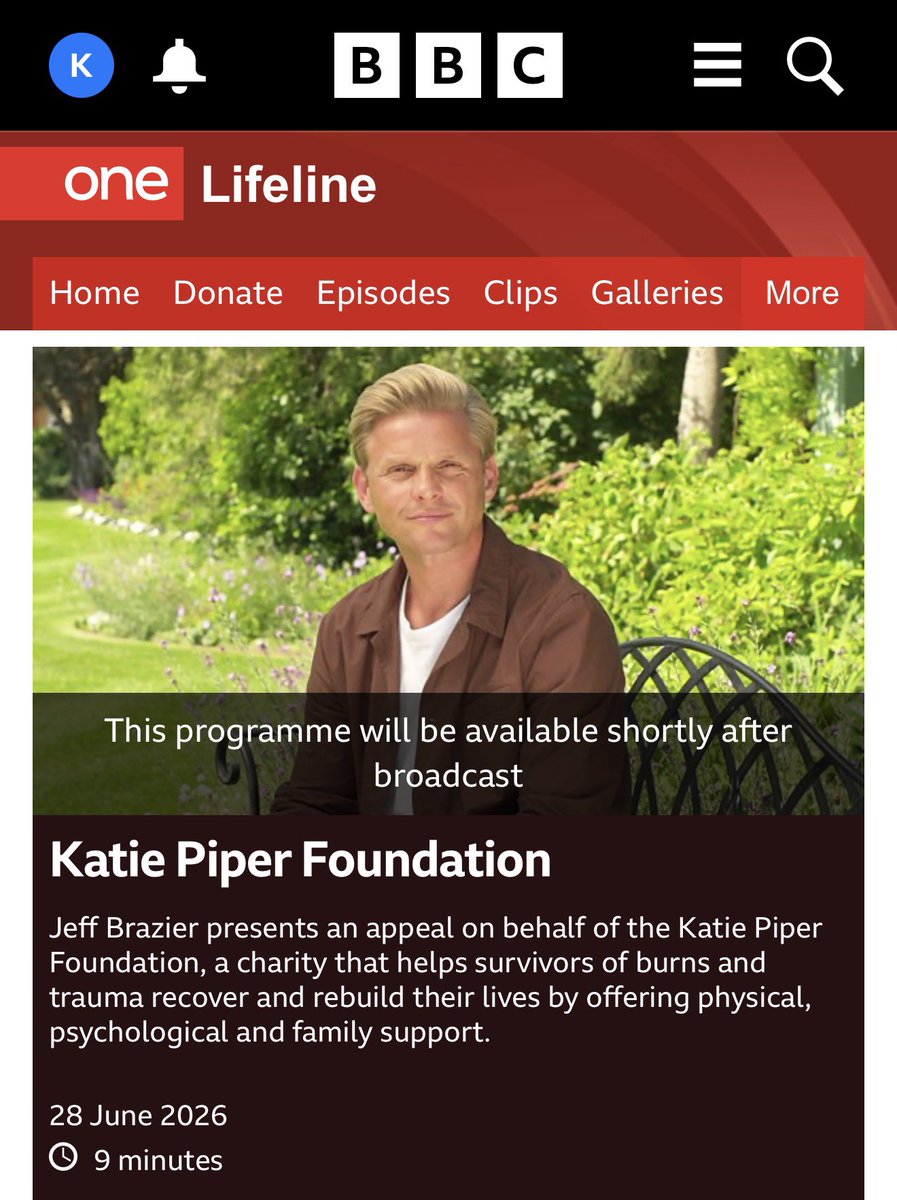 KatiePiper_'s tweet photo. Switch on @bbc1 at 2pm today to see the work that is carried out @KPFoundation with a chance for you to get involved with our survivors https://t.co/yGvLU1MAnC