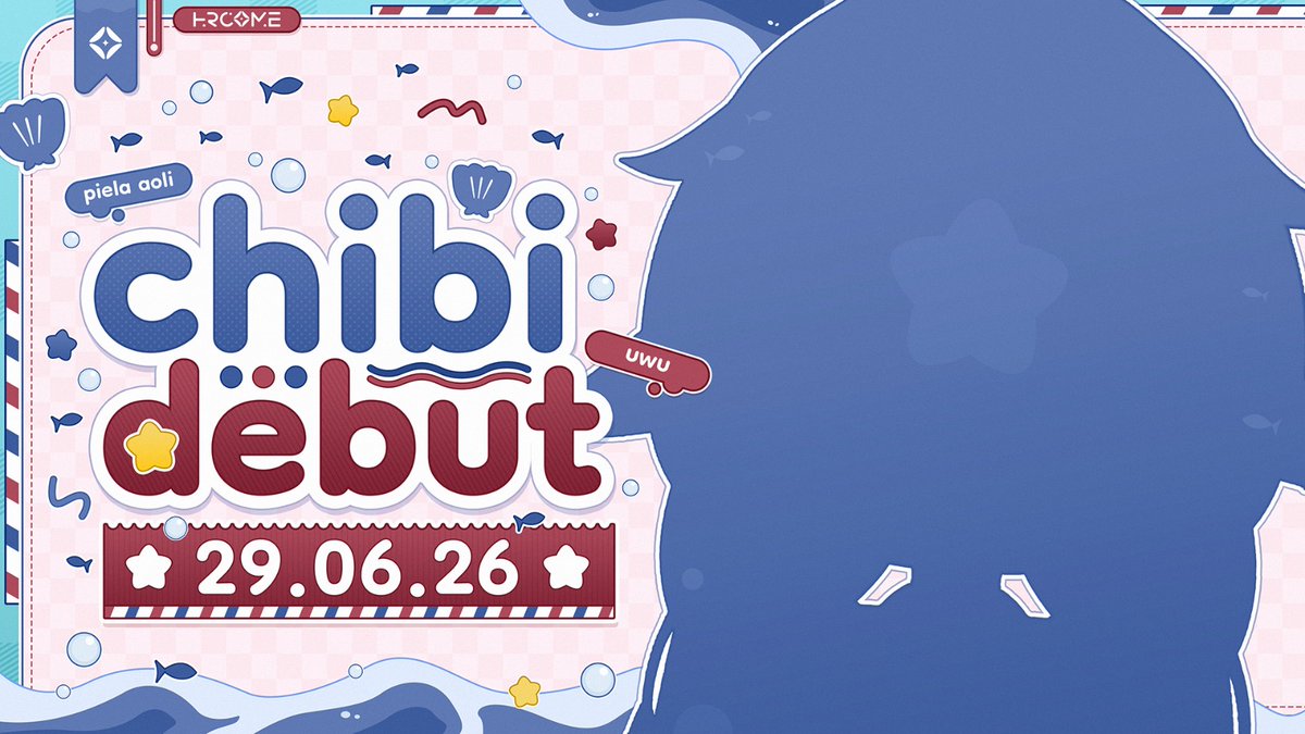 sweetcloud720's tweet photo. 🌊Tomorrow is the day. 💙

Chibi Aori akhirnya akan resmi debut Loh! ✨

📅 29.06.26
YouTube Viera Aori

Jangan lupa hadir dan jadi bagian dari momen spesial ini. Sampai jumpa Besok malam nanti! 🌊

#vtuber #vtuberid #vtuberen #chibi #debut https://t.co/iv9gsXWDKp