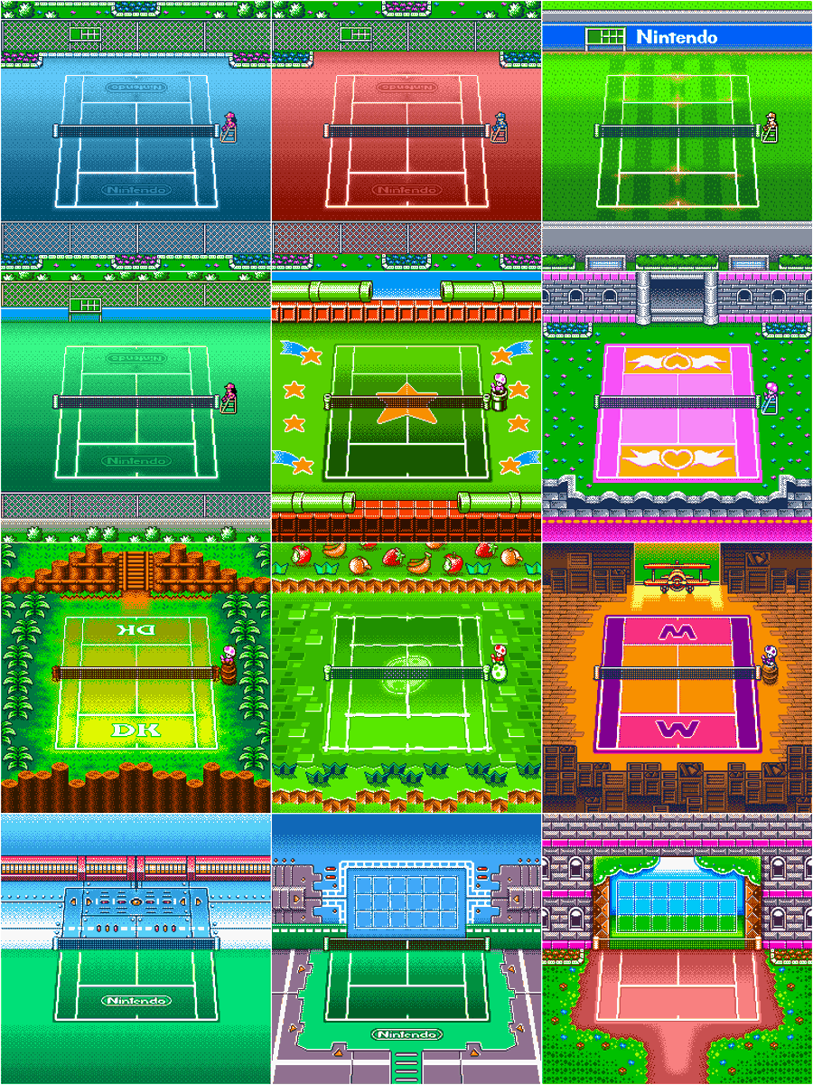 JM_NewBreed's tweet photo. #ゲームボーイ #マリオテニス #ドット絵 #レトロゲーム
私のドッター人生においてお気に入りの仕事はマリオテニスGBです。
GBCのスペックとマリオという世界観の中で絶妙なバランスをとり自分の個性も表現できたのではないかと自負しています。
この機会を与えてくださったキャメロット社には感謝しかありません🙏