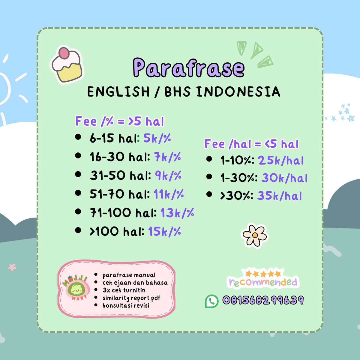 chucrrox's tweet photo. @ellieverc haiii kakk, aku udah biasa ngerjain yaaa. hasil terbukti berkualitas 💯

no AI / no copaste / no scam yaaaa 💗✨️ 

💭 order kesini:  https://t.co/RdmdumZCqC https://t.co/PFAoozNdNB
