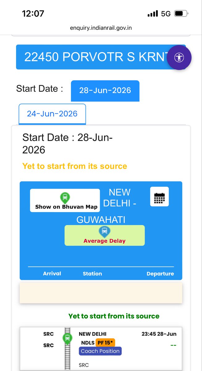 Deepaksingh1133's tweet photo. Condition of Indian Railways during the summer. The train is  late, yet the official website is still showing it as "On Time.

No announcement about a revised departure. How long are passengers expected to keep waiting without any information?

@AshwiniVaishnaw @RailMinIndia https://t.co/vEF7scd7yw