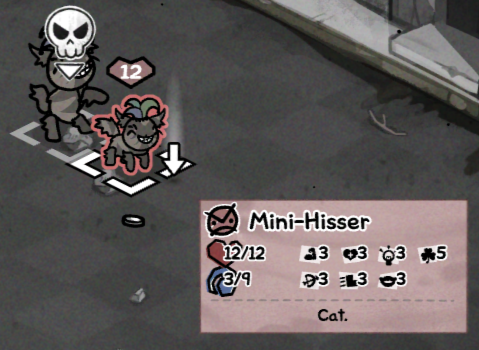 DMF_rebirth's tweet photo. #41 - When Arthur uses Summon Apprentice, the summoned cat will not be named Mini-Arthur; instead, it will have a random name. If you kill this cat, it will suffer an injury and have 3 corpse health, just like one of the player's cats.

Submitted by: @/Icewallow_come (old acc) https://t.co/uM0g31pFGp