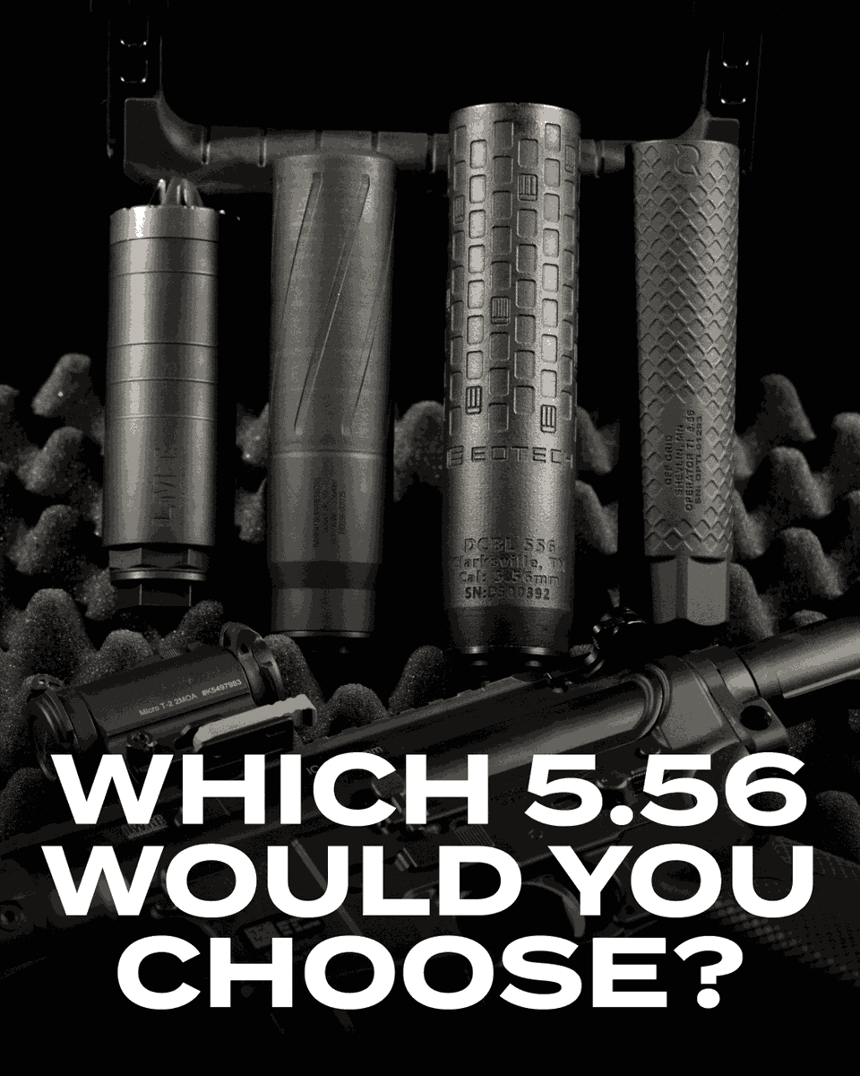 Silencercentral's tweet photo. Tell us what 5.56 suppressor you would choose! https://t.co/OMW51P4bko