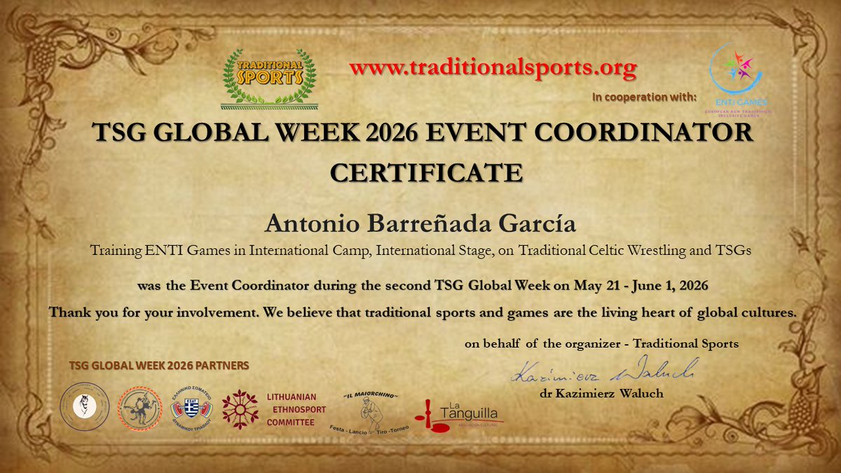 sports_tsg's tweet photo. We would like to thank Association Européenne des Jeux et Sports Traditionnels for co-creating TSG Global Week 2026.
We invite you to participate next year.
#TSGGlobalWeek https://t.co/spOULqVdUt