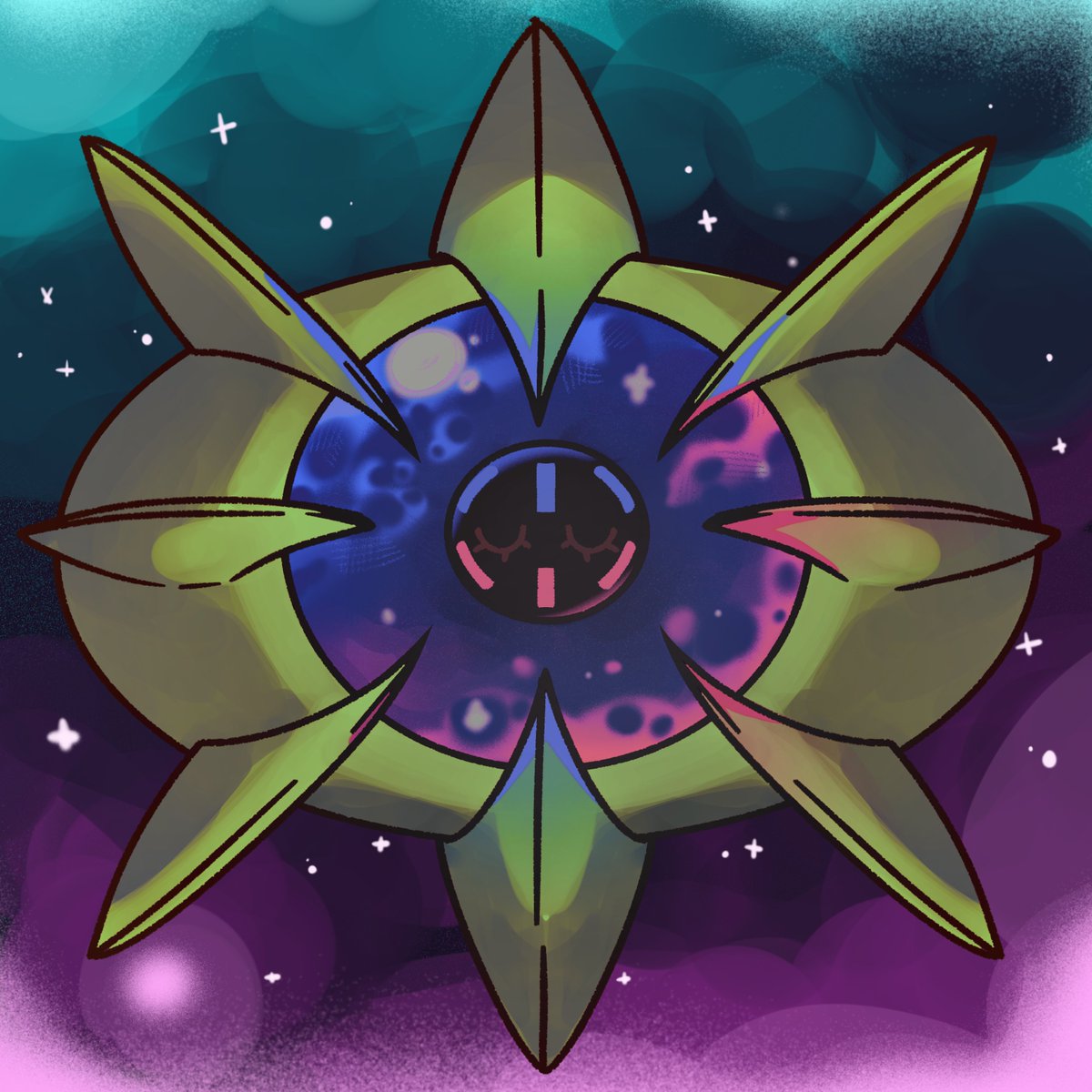 julito_stile's tweet photo. Cosmoem fan art 
#pokemon #Pokemonartㅤ https://t.co/6Wu5N0JZvB