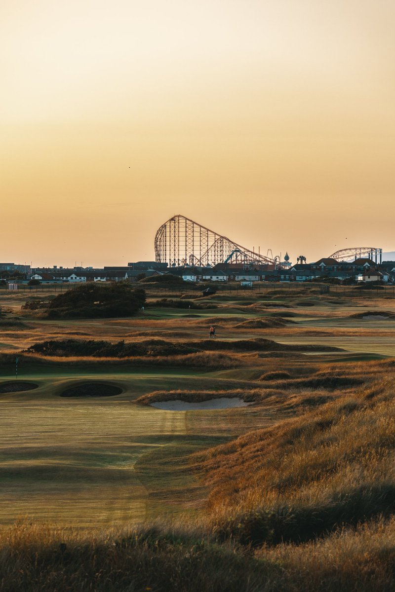 StAnnesOldLinks's tweet photo. ☀️ As the sun dips over the Fylde Coast, St Annes Old Links comes alive. 

Long shadows, fresh sea air, and unforgettable views - there's no better time to be out on the course. https://t.co/rKU3pQ7IIh