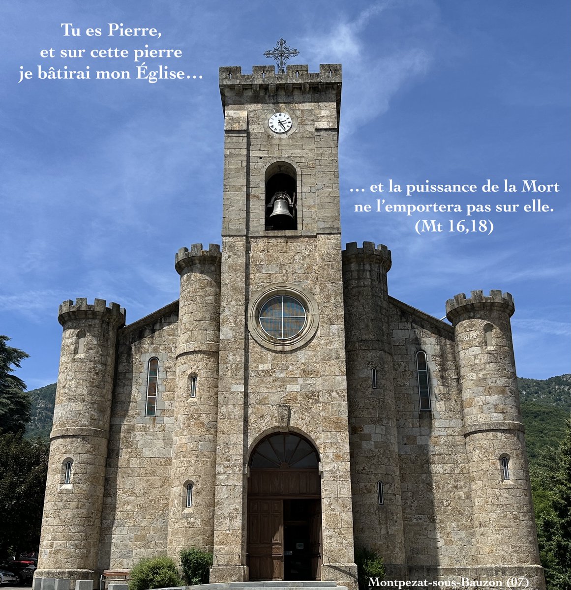 mgrgiraud's tweet photo. Mt 16,16 Simon-Pierre dit : « Tu es le Christ, le Fils du Dieu vivant ! » 17 (…) Jésus lui dit : « Heureux es-tu, Simon fils de Yonas… » #lectio La foi fait naître une joie singulière dans le cœur qui l’accueille. https://t.co/SyFeenj5hv