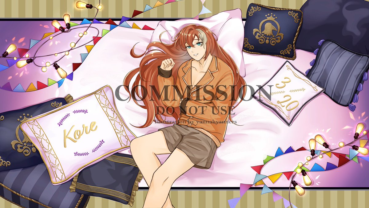 YannahYanners's tweet photo. oh it's been a while... here's a twst sleepwear card c0mm for my lovely oomf @applestrr!! Thank you for supporting me!! https://t.co/U6yLFZpfCD