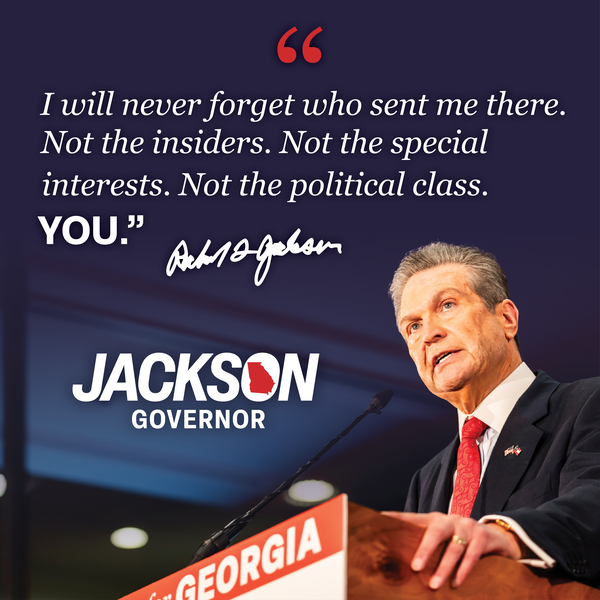 RickJacksonGA's tweet photo. Our campaign is about the people of Georgia, especially those who feel unheard by the powerful. https://t.co/Nx2OEsyzLV