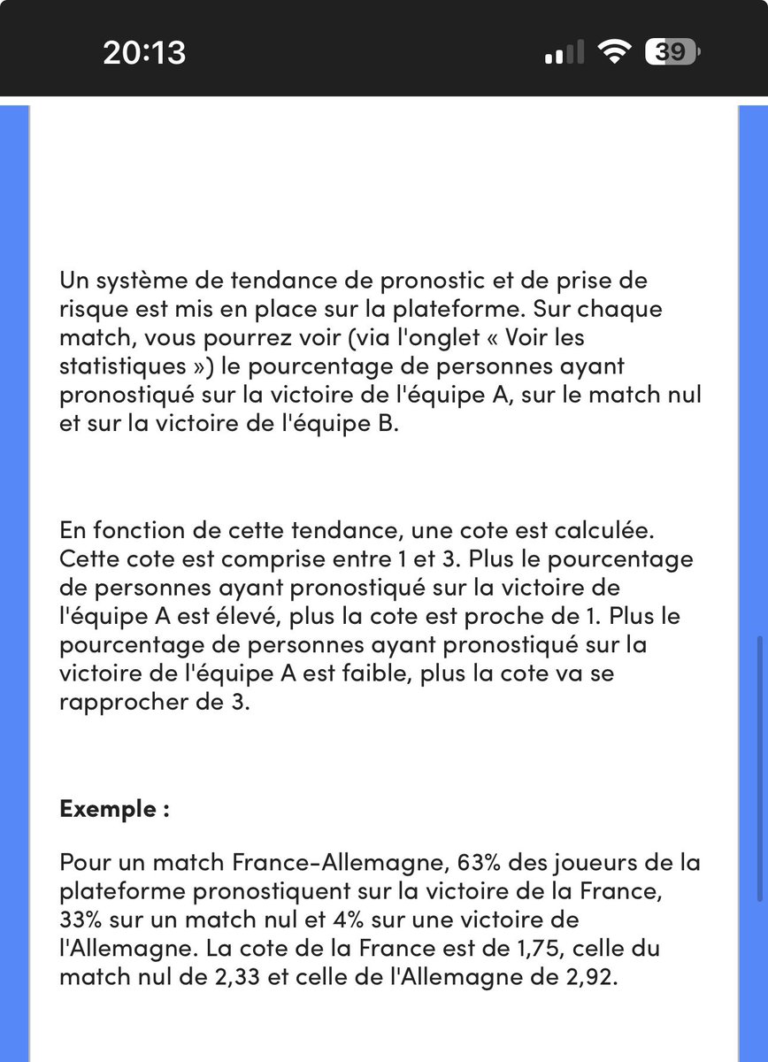 graphiste_bilal's tweet photo. @Coltiww Salut ! Ma boîte n’utilise pas MPP pour les pronos tu pense qu’au vu du calcul de point je peux faire pareil que sur MPP ? https://t.co/oqvfGt0S7S