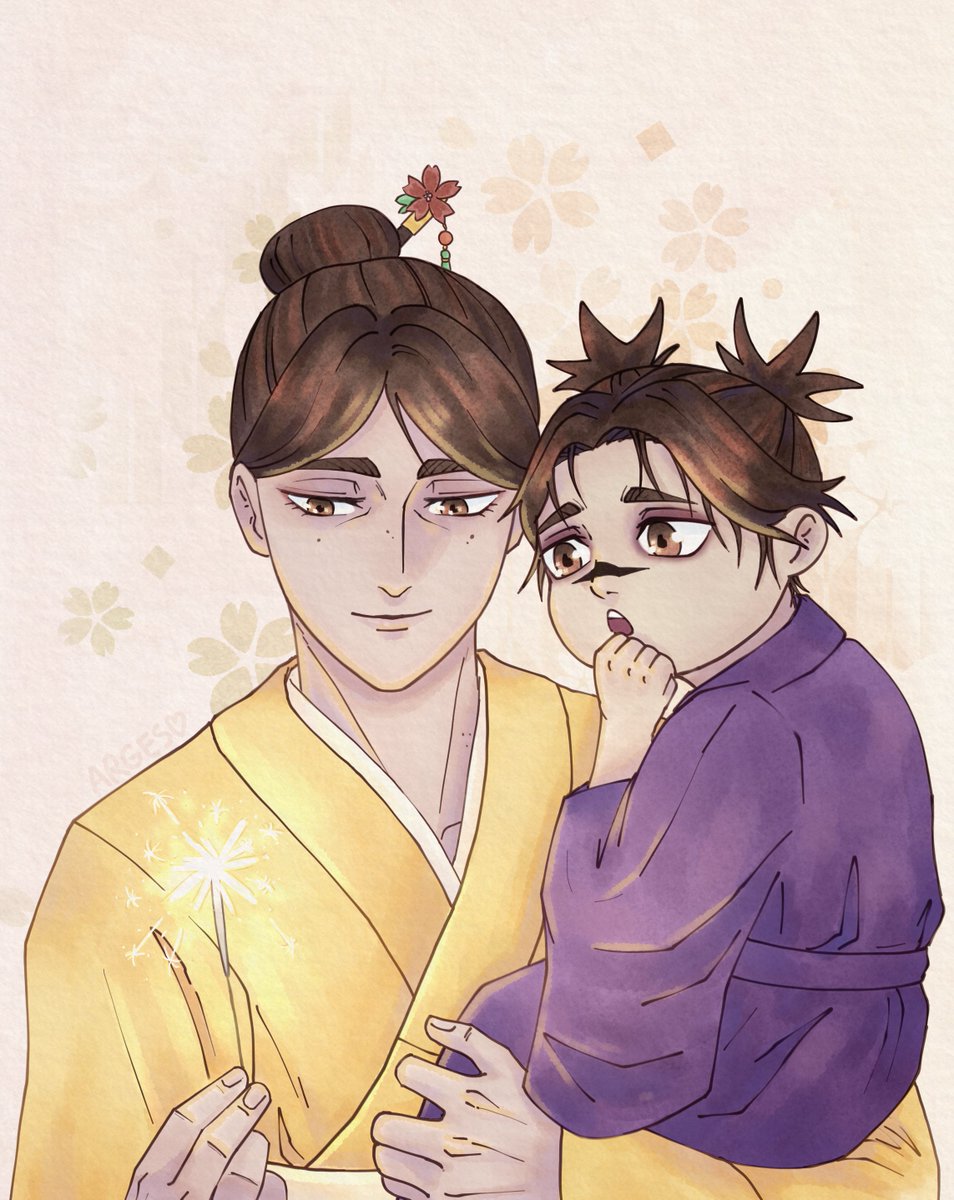 arges_argess's tweet photo. 🎇

#choso with his mama https://t.co/BeucufKNrX
