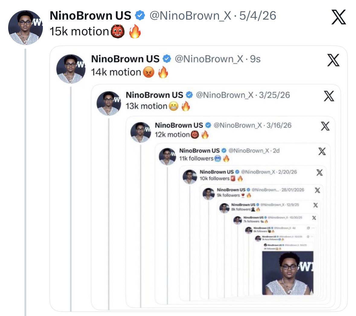 NinoBrown_X's tweet photo. 16k motion💨🔥 https://t.co/Ci4ybgYb27