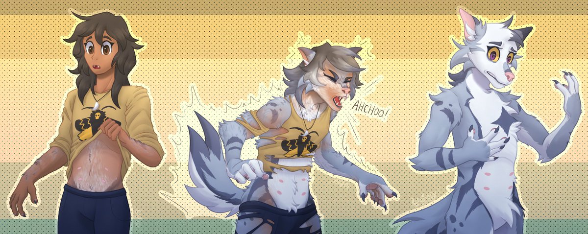 Lightry_i's tweet photo. More TF attacks (and 1 TF revenge) for past Art Fight!
Part 2 of 2
2 - @WhoviVortex 

#TF #transformation #transfur #lionTF #feral #artfight #AF2025 #pokemontf #Pokemonart #anthro #werewolf #furry #furryartㅤㅤㅤ https://t.co/J9bux1MUjJ