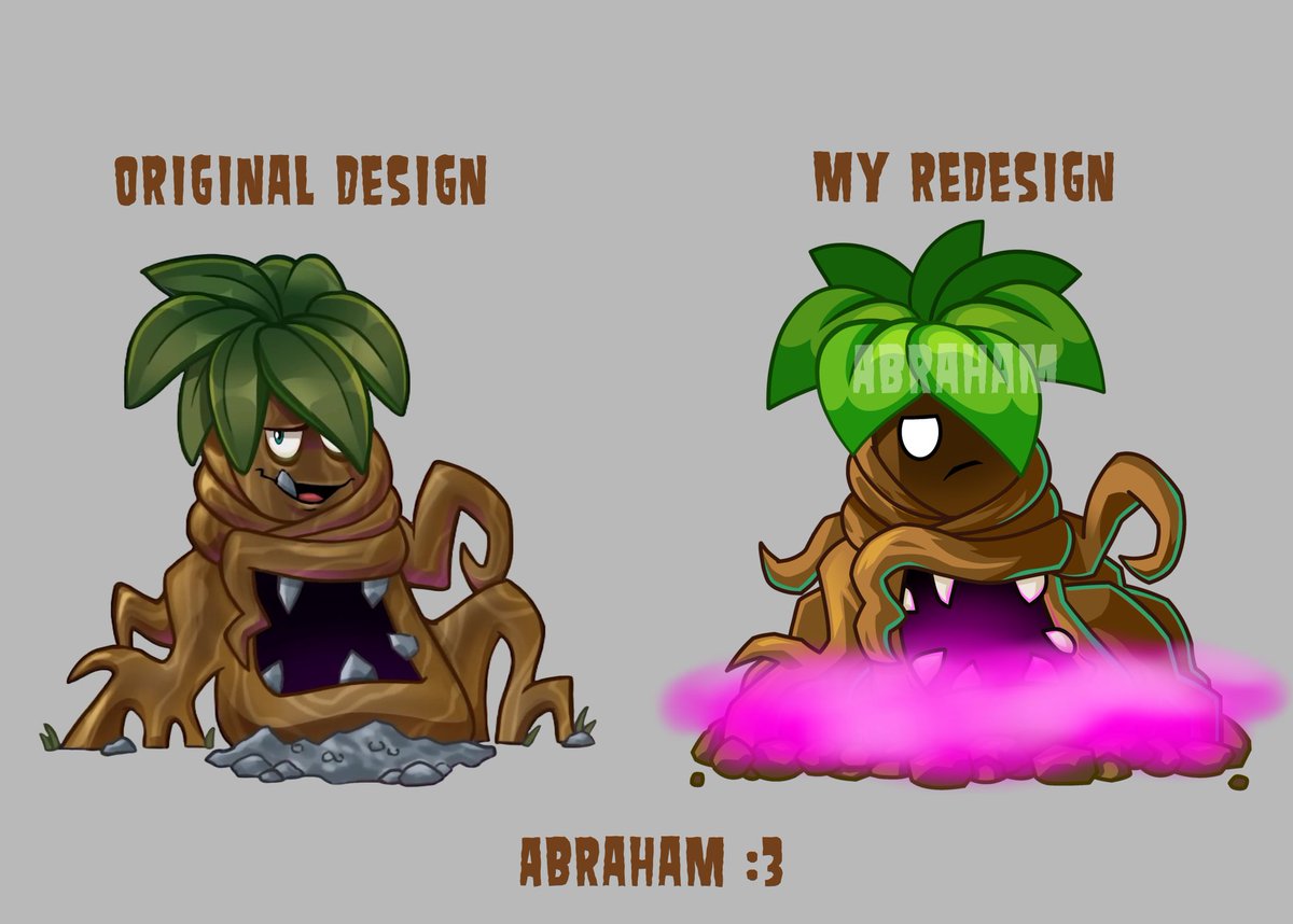 Abraham12318367's tweet photo. My other redesigns #pvz #pvz2 #pvzfanart #pvz2fanart https://t.co/itttiB8tbA