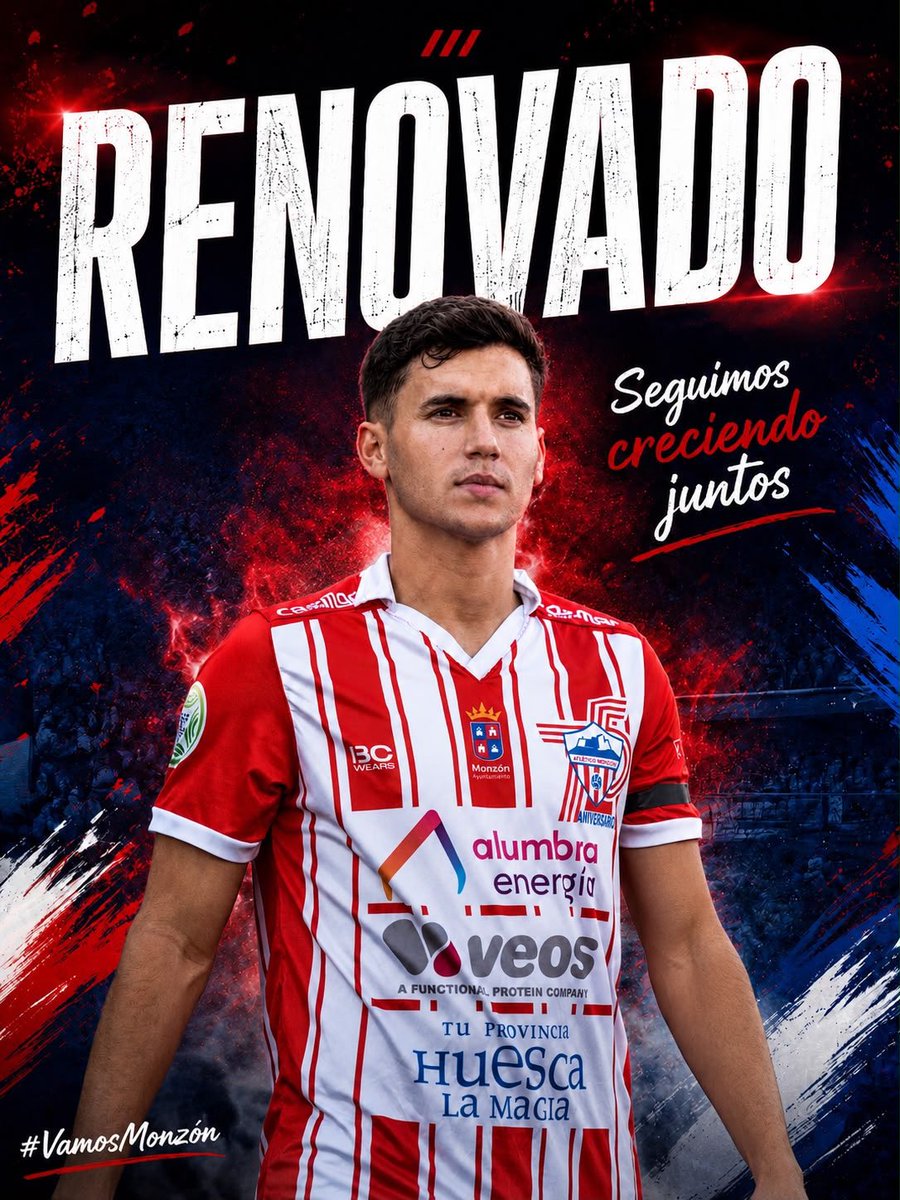 AtcoMonzon's tweet photo. 🔴⚪ Cuatro temporadas no son casualidad.

Dani Arnedillo renueva y continuará formando parte de este proyecto.

Trabajo, compromiso y una zurda que ya es marca de la casa.

¡Seguimos creciendo juntos!

#nohaydossintres https://t.co/YL44SepvIk