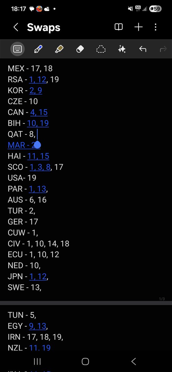SDearn's tweet photo. @BekaahOrr Here's my list of swaps. Do you need any?? https://t.co/j01D7FNv45