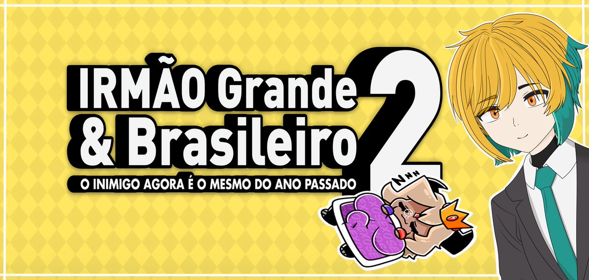 VosTheSlime's tweet photo. Quem diria, mais uma vez ! IRMÃO Grande &amp; Brasileiro 2 (Agora com os seguidores) :D  

Hoje na live: https://t.co/mlMVpnhxCc

#TwoLives_OFC #vtuberbr #live #Vtuber https://t.co/aRm7aT8d3q