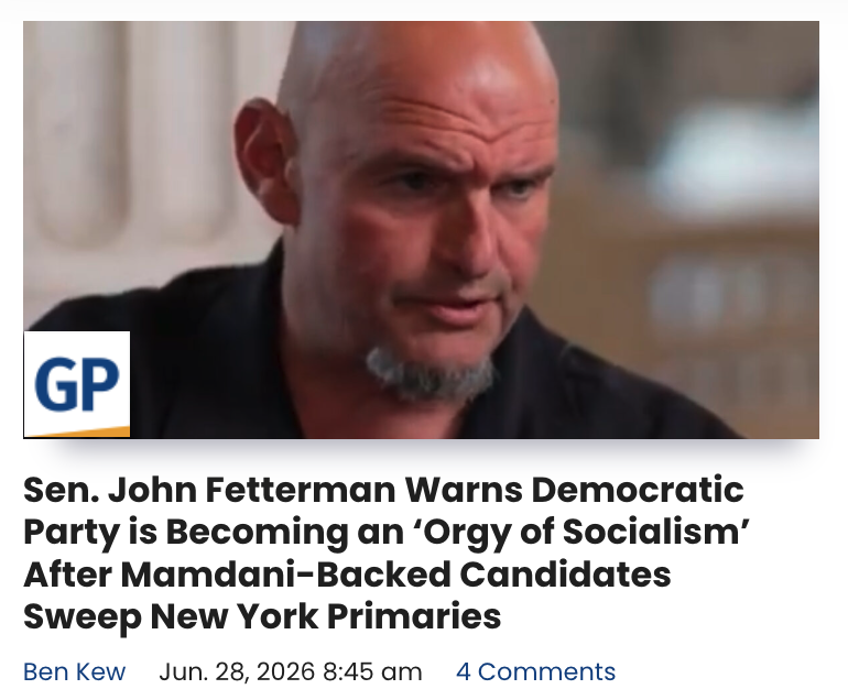 JoeDanMedia's tweet photo. The guy had a stroke and was elected as a joke...
And now he's...

"the last remaining semi-sane Democrat."

That does not make him sane.  It makes him less crazy.
He DOES still wear shorts/ hoodies to work.. after all.
https://t.co/jj40q4GaDK