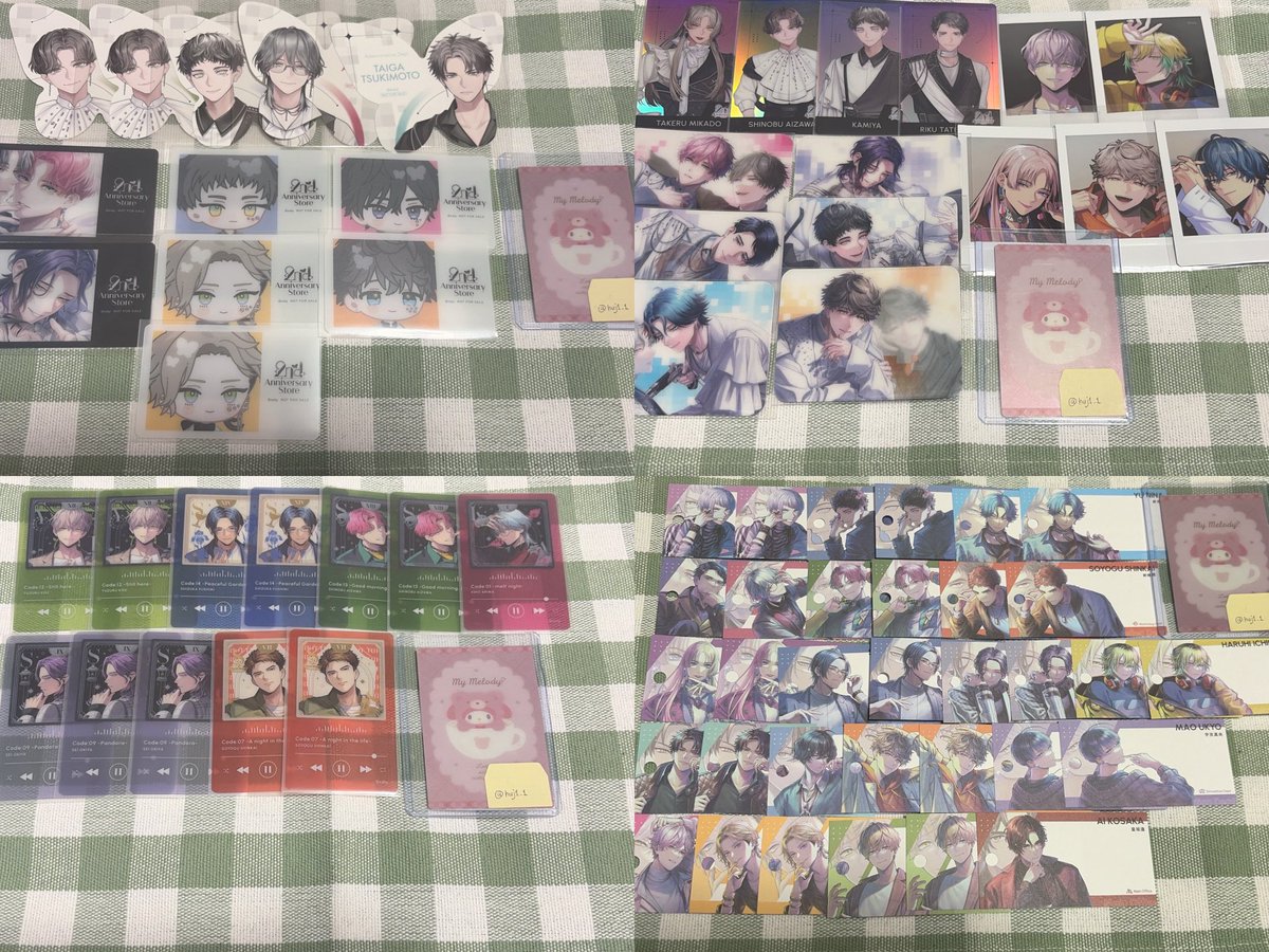 huj1_1's tweet photo. 【交換 譲渡】ブレマイ ブレイクマイケース2周年 ポップアップストア

求⌇画像②参照

譲⌇①エポス特典(相沢2 神家 在間 槻本)
②後半特典(*樋宮 *綾戸 須王2)
③前半特典(相沢 隠岐谷)
④オーロラカード(立科 神家 相沢 御門) 
⑤チェンジングカード(*綾戸 隠岐谷 *新名 立科 神家 *樋宮) https://t.co/BWmnIwWsbJ