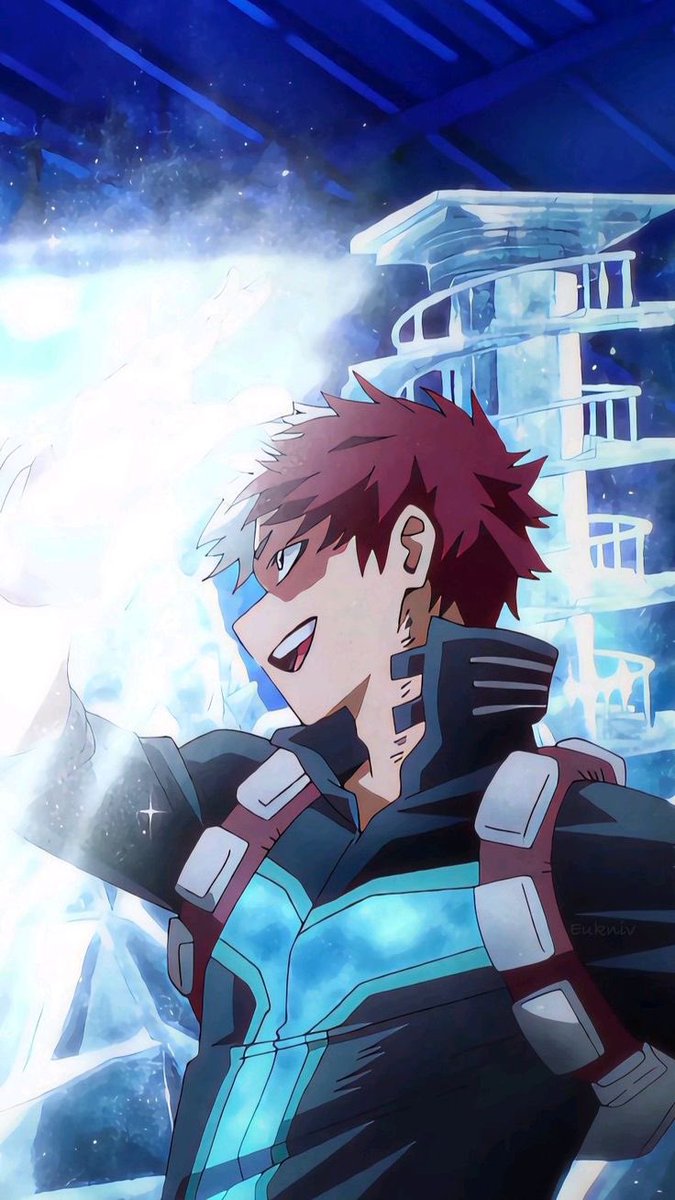 shotonkl's tweet photo. There is nothing better than seeing Shoto smile despite everything he has been through. 

He was able to overcome his trauma and become the hero he always wanted to be, and it makes me happy to see him like this.

#Shototodoroki #bnha https://t.co/dJdr1X2SeT