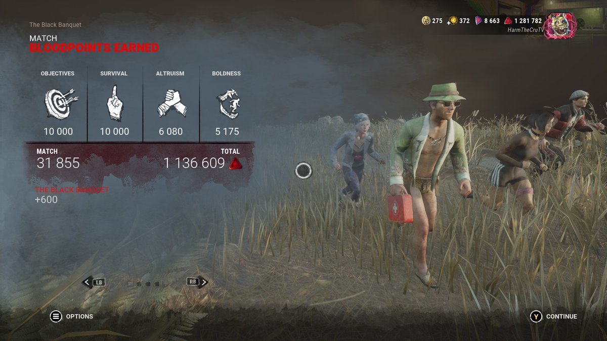 HarmTheCru's tweet photo. I just don't get why the event points are so low this year. We used to get more than that just for doing a gen during the Twisted Masquerade. @DeadbyDaylight can you explain please? What's the incentive for playing in the event? https://t.co/l5aR7WSsz3