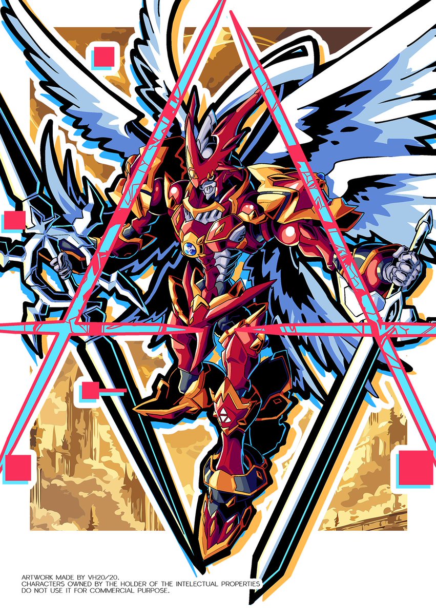 2020_VH's tweet photo. Gallantmon / Dukemon -Crimson Mode- https://t.co/dU8GgaMf3Q