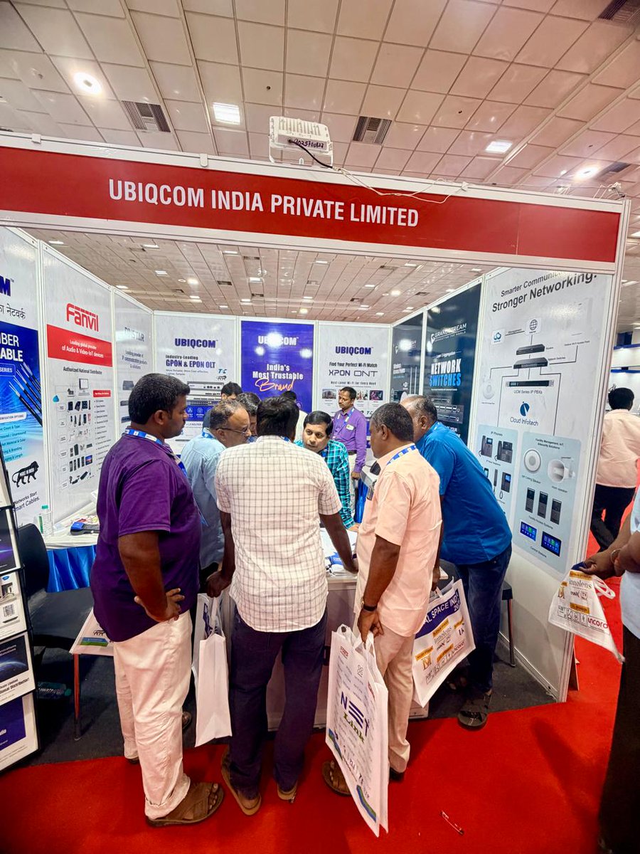 ubiqcom's tweet photo. That's a wrap! ✨Thank you, Chennai! 💙

3 incredible days, 100s of conversations, countless new connections, and unforgettable memories at the UBIQCOM booth. 🤝

The expo is over, but we're just getting started. Bigger ideas. Stronger partnerships. See you at the next one! https://t.co/0o4D4dJ46R