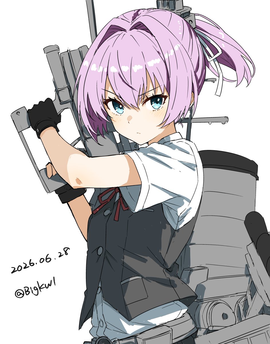 不知火(艦これ) 「不知火 #艦これ版深夜の真剣お絵描き60分一本勝負 #艦これ版真剣お絵描き60分」|つけもののイラスト