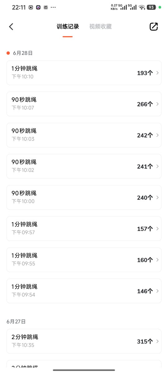 wlp2022's tweet photo. 今日1645个，其中1分钟193个，目前我的最快记录了。#泉州#我的运动日记 https://t.co/THi0ofMUwm