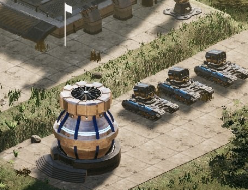 Stardock's tweet photo. @FracturedRTS Look at this element.   See the perfect use of directional light, not quite golden hour, and how  the ambient lighting is perfect?   People have no idea how difficult a shot like this is to take. https://t.co/ssBY3Plvwy