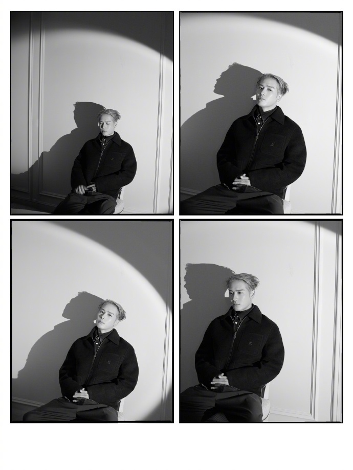 jacksonchef328's tweet photo. The contrast of the dark clothing against the light background creates a powerful visual impact.
#LVMenSS27 #LouisVuitton #JacksonWang https://t.co/kr969UwTIS
