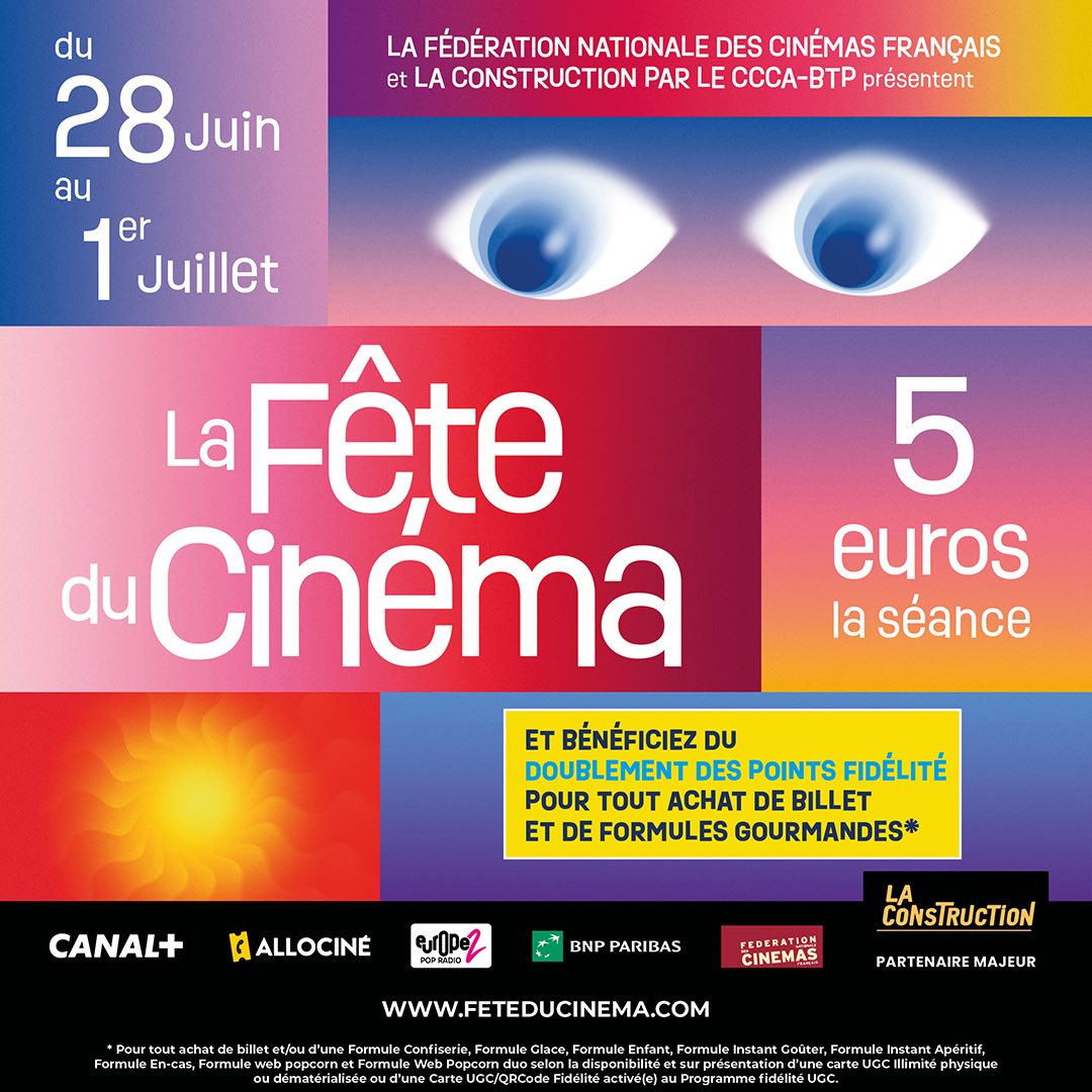 MehdiOmais's tweet photo. Allez au cinéma ! ❤️

5€.

Plein de supers films en salles. https://t.co/X2xONcET25