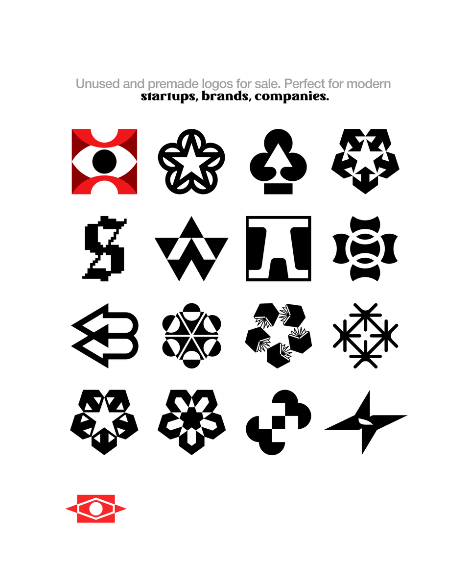 ArpdStudio's tweet photo. Unused & premade logos for sale. Perfect for modern startups, brands & companies.
DM to claim yours or acquire exclusive rights. 🛠️🖤
#LogoDesign #Startup #Branding #DesignNoir https://t.co/g1RGGLb8U7