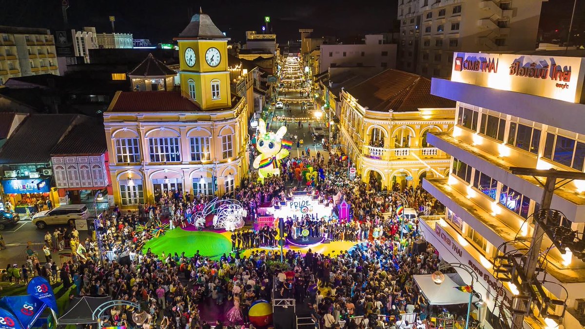 soponprd's tweet photo. Phuket City Pride 2026 รวมพลังความหลากหลายกว่า 2,000 ชีวิต https://t.co/jq3iZMoKDf