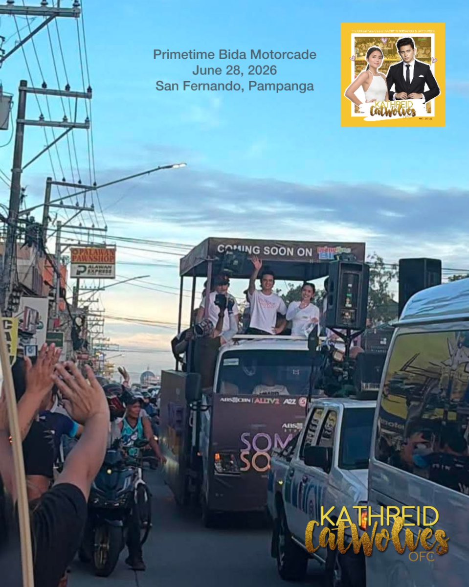 KRCWOfficial's tweet photo. Kaway-kaway from our KathReid to their CatWolves hehe! 🥰💛 Hello, loves! Nakaka-happy kayong dalawa!

Kathryn Bernardo &amp; James Reid | #SomeoneSomeday #KathReidBidaSaPampanga https://t.co/FNHAVR1ALZ