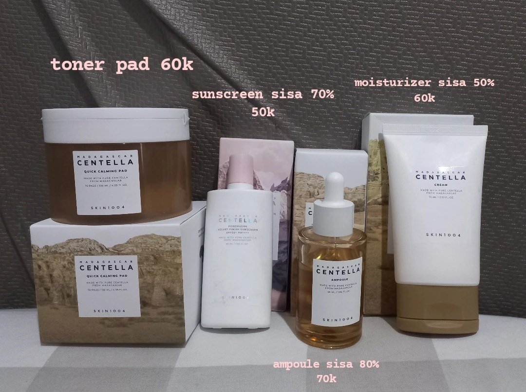 waldoerf's tweet photo. WTS want to sell preloved skincare 1004 ori bisa scan barcode dan ada ss an dr official store, bundle 220k

#WTS #Skincare #Skin1004 #PRELOVED https://t.co/QgaeNxVPIR