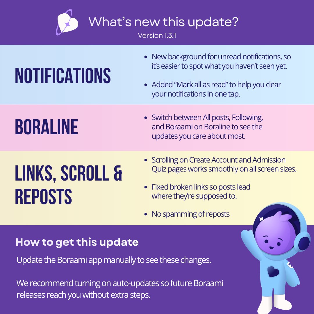 boraami_app's tweet photo. Army, it's time to update your Boraami app 💜 (android version) https://t.co/lOPurtq3pV