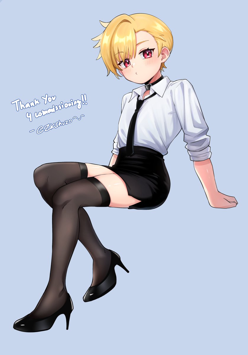 Henny_VT's tweet photo. What if I was an OL
or... your office boy? :)
#Hennyvtart

Lovely!!🎨@ZKShuzo https://t.co/GiG1YFqVPU