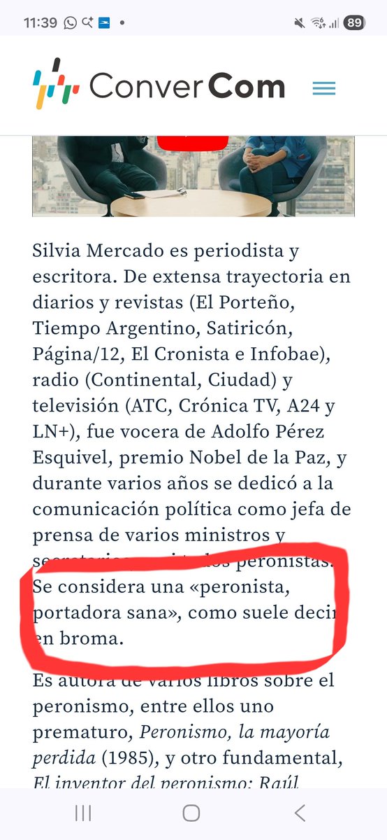 hmxeneize's tweet photo. @SilMercado Silvia, opinas como peroncha, ya no tenes objetividad. Lo sabemos y te lo vamos a recordar siempre. https://t.co/KWkP8QCZtB