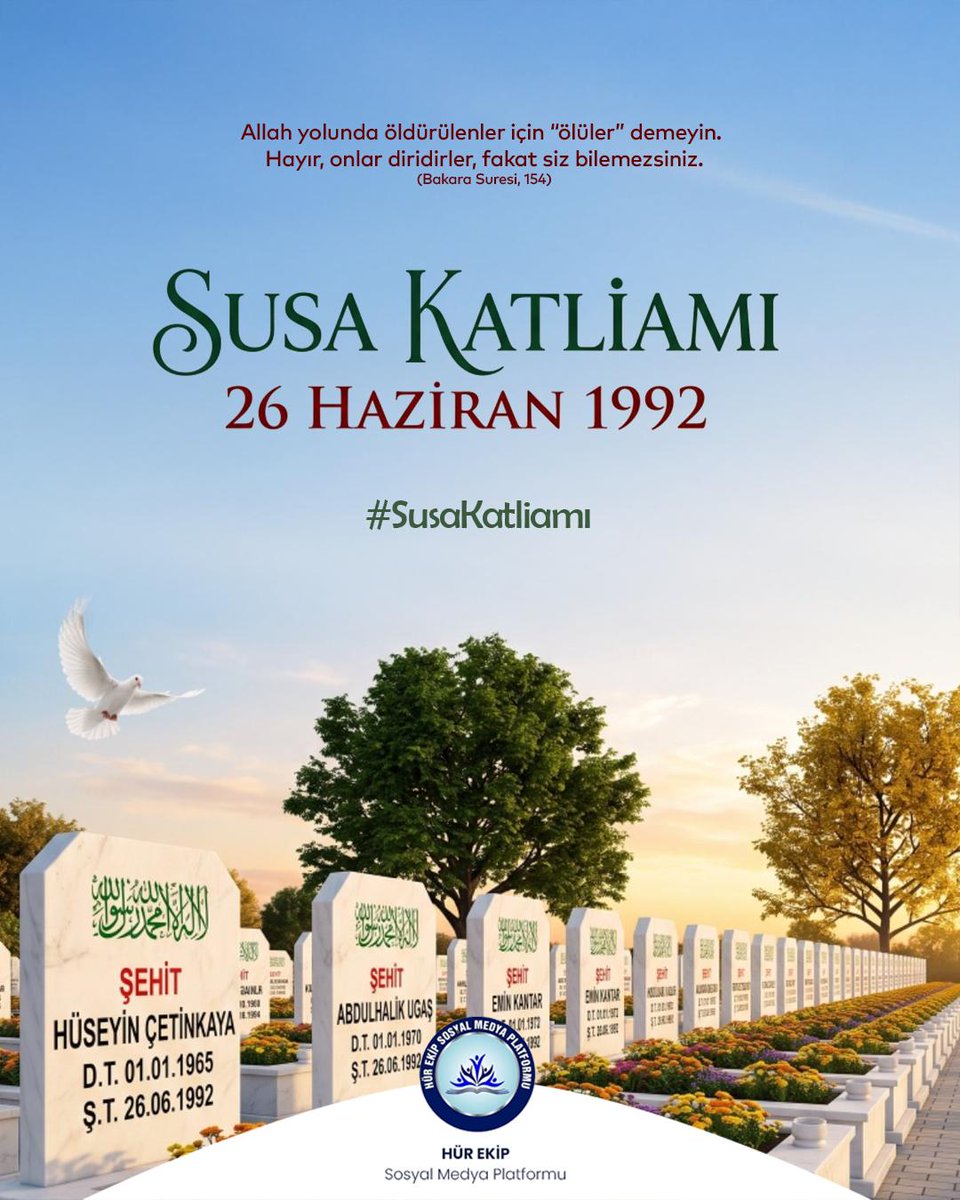HudaParKadin21_'s tweet photo. Susa'nın acısı dün gibi yüreğimizde...
Ne şehitler unutulur ne de zalimlerin işlediği cinayetler.
Unutmadık, unutturmayacağız.
#SusaKatliamı https://t.co/2LMgNwdqwQ