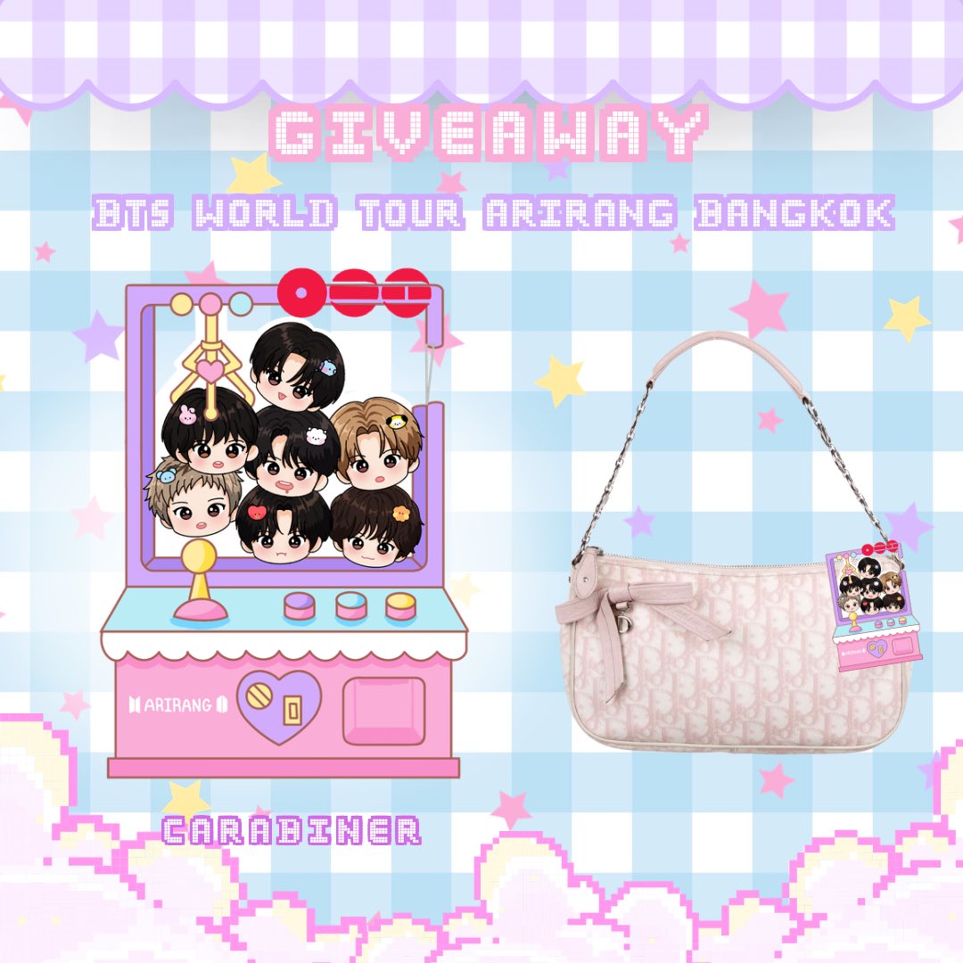 kokobopboo's tweet photo. ♫ pls kindly rt ʚɞ

𓊆ྀིGiveaway arirang bkk𓊇ྀི
୭ৎonly thai army! / rt &amp; show

★carabiner only 15 ea

🗓️date: 5 dec 2026
📍location: rajamangala stadium
(อามี่งบน้อยแต่อยากแจกด้วย ตั้งใจทำมากๆ ฝากมารับกันด้วยนะคั้บ🤍)
#BTS_WORLDTOUR_BANGKOK 
#BTS_WORLDTOUR_ARIRANG_BANGKOK #BTS https://t.co/PtTWUsyDkC
