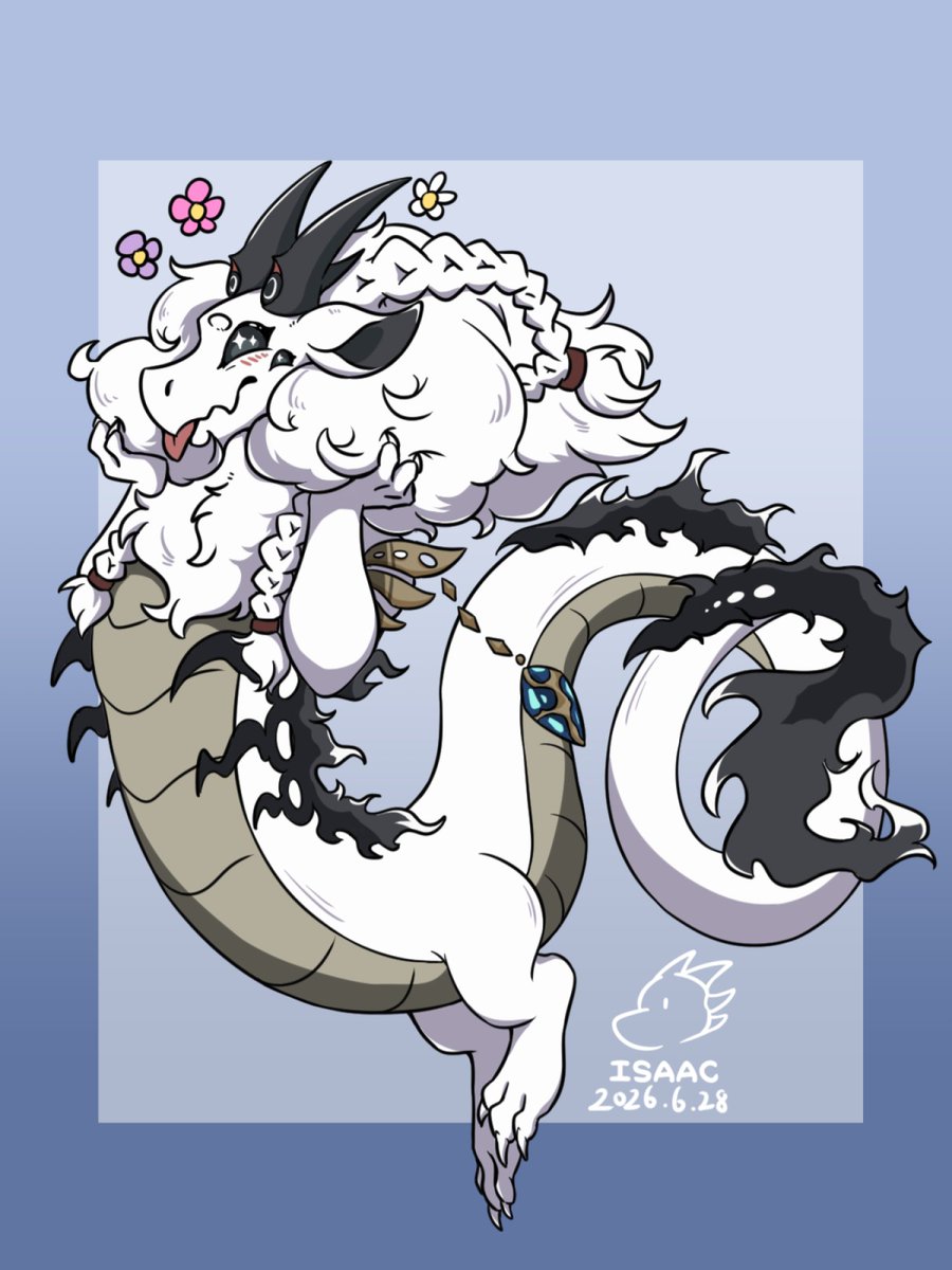 Isaacloujy's tweet photo. cm
he know he is fluffy☁️
#dragon https://t.co/DFCpy7cKHZ