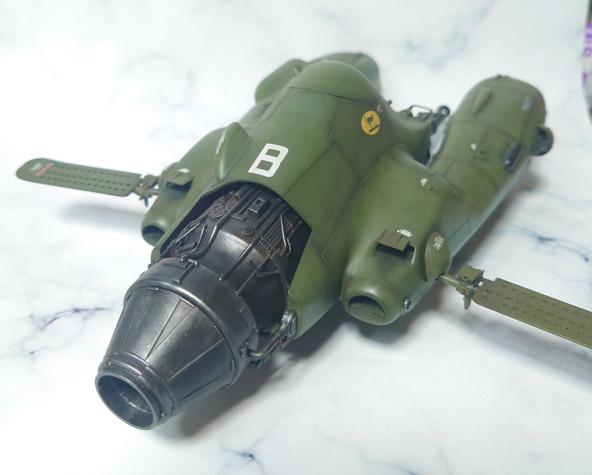 sprsen07's tweet photo. #マシーネンクリーガー
#Mak
ハセガワ 1/20
反重力装甲戦闘機 Pkf.85 ファルケ

初マシーネン作ってみました https://t.co/IX4aLLd3aW