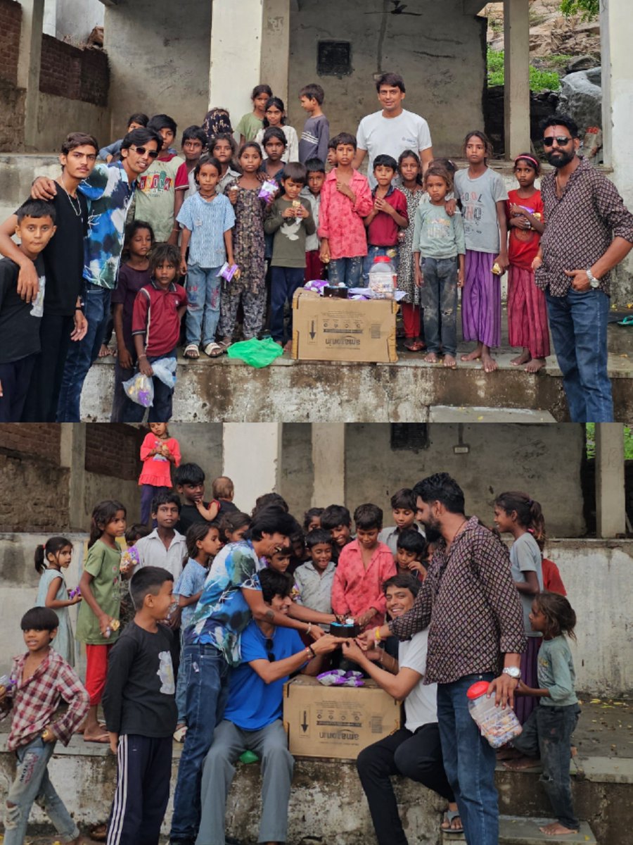 srkfcudr's tweet photo. 34 years of SRK. ❤️👑
Team SRK FC Udaipur celebrated by cutting a cake with children in a tribal area, sharing breakfast, and distributing stationery kits. The best tribute to our King is spreading smiles. ✨ @iamsrk @KarunaBadwal @pooja_dadlani @RedChilliesEnt
#34YearsOfKing https://t.co/8atvSLCTZ8